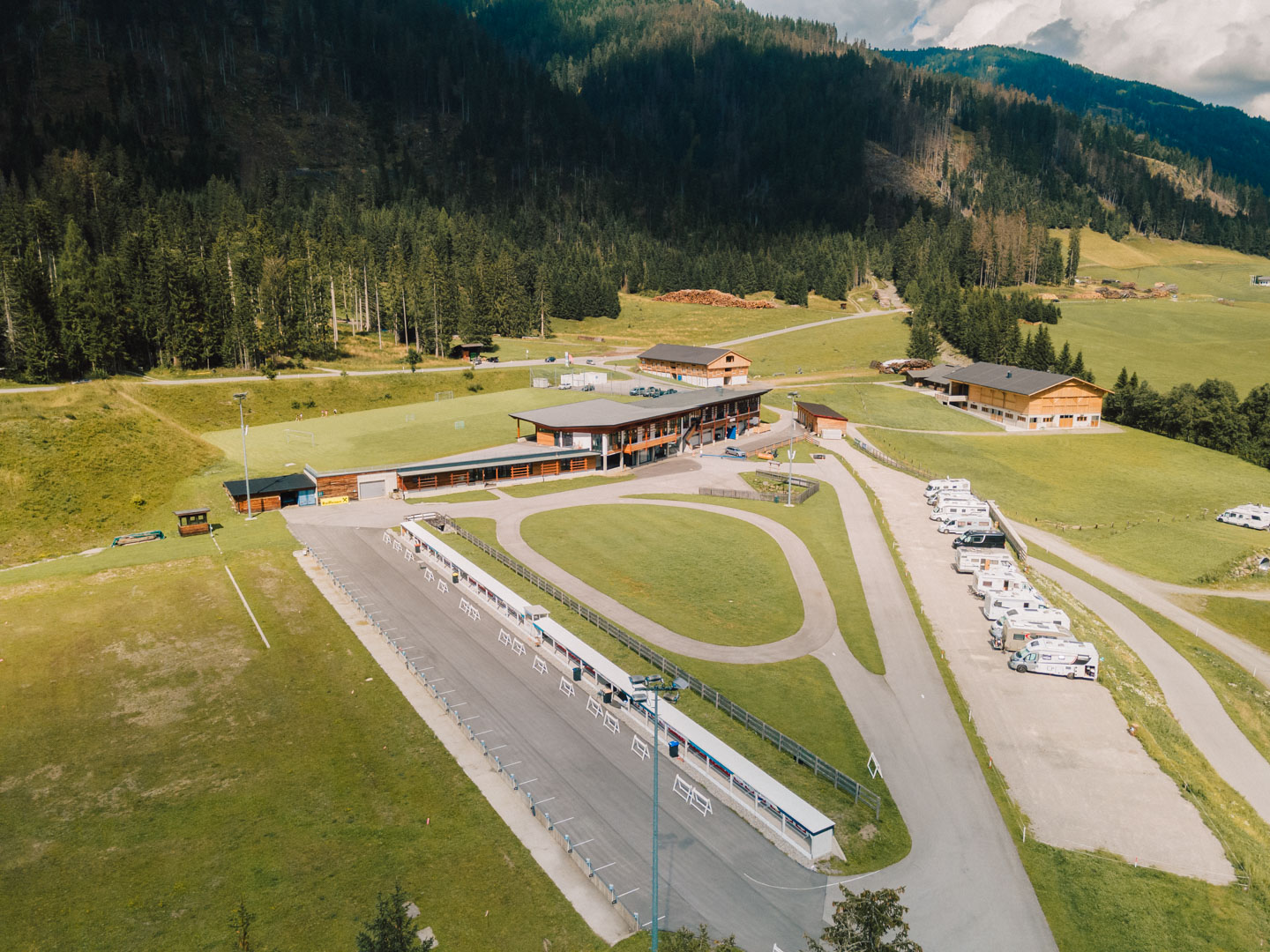 Biathlon, Langlaufzentrum Rollerbahn Obertilliach